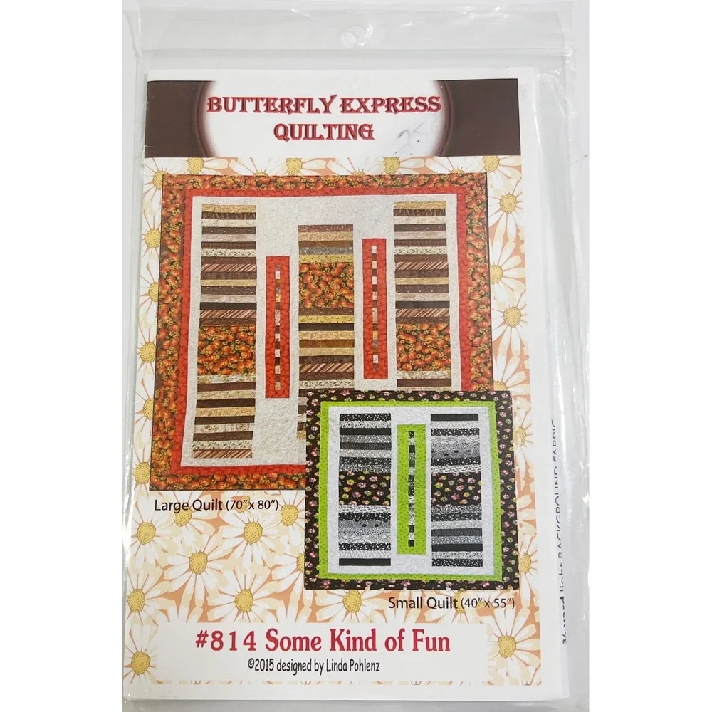 Butterfly Express Quilting #814 Some Kind Of‎ Fun By Linda Pohlenz Pattern